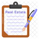 Estate Contract  Icon