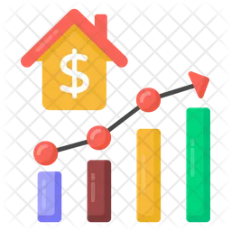 Estate Price Chart  Icon