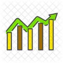 Estatistica Crescimento Grafico Ícone