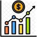 Estatisticas Aumento Investimento Ícone