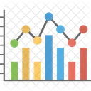 Barra Grafico Moderno Ícone