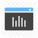 Estatisticas Monitoramento Site Ícone