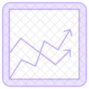 Crescimento Grafico Grafico Ícone