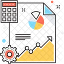 Estatisticas Grafico Relatorio Ícone
