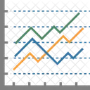 Estatisticas Grafico De Barras Grafico Financeiro Ícone