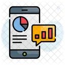 Area Grafico Analise Ícone