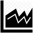 Grafico De Montanha Analises Estatisticas Ícone