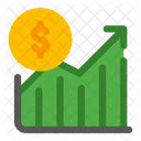 Estatisticas Aumento Grafico Ícone