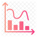 Estatisticas Diagrama Inflacao Icon
