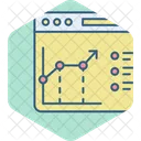 Estatisticas De Paginas Da Web Contabilidade Analise Ícone