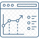 Estatisticas De Paginas Da Web Contabilidade Analise Ícone