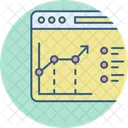 Estatisticas De Paginas Da Web Contabilidade Analise Ícone