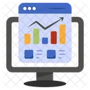 Grafico De Negocios Grafico De Negocios Analise De Dados Ícone