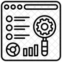 Estatisticas Da Web Equipamento Ferramenta Ícone