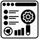 Estatisticas Da Web Equipamento Ferramenta Ícone