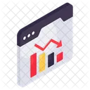 Grafico De Negocios Grafico De Negocios Analise De Dados Ícone