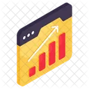 Grafico De Negocios Grafico De Negocios Analise De Dados Ícone