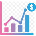 Estatisticas De Vendas Analise Grafico Ícone