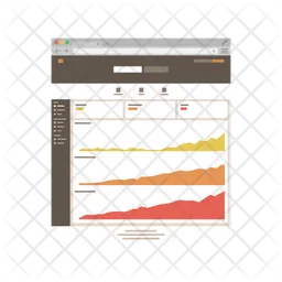 Estatísticas do site  Ícone