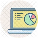 Estatisticas On Line Contabilidade Analise Ícone