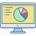 Estatisticas On Line Contabilidade Analise Ícone