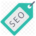 SEO Etiqueta Adesivo Ícone