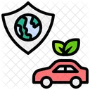 Ev Carro Ecologicamente Correto Ícone