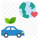 Ev Carro Ecologicamente Correto Ícone