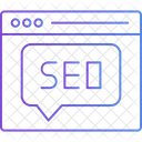 SEO Servico De SEO Marketing On Line Ícone