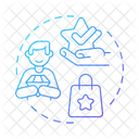 Service Esteem Value Service Quality Icon