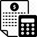 Estimar Aproximar Calcular Aproximadamente Icono