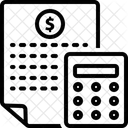 Estimate Approximate Roughly Calculate Icon
