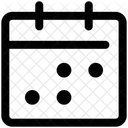 Calendrier Devis Planning Icône