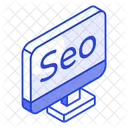 Seo Optimizacion Monitor Icon