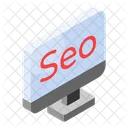 Seo Optimizacion Monitor Icon