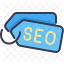 Seo Optimizacion De Motores De Busqueda Etiquetas Icono