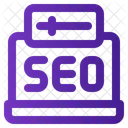 SEO Computadora Portatil Analisis Icono