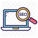 SEO Optimizacion De Motores De Busqueda Analisis SEO Icono