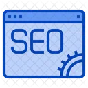 SEO Optimizacion Sitio Web Icono