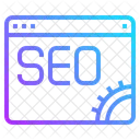 SEO Web Sitio Web Icono