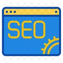 SEO Web Sitio Web Icono