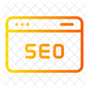 SEO Optimizacion De Motores De Busqueda Pagina Web Icono