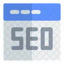 SEO Web Sitio Web Icono