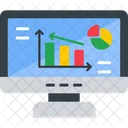 SEO Analisis Datos De Mercado Icono