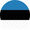 Estonia Flag Country Icon
