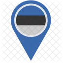Estonia Location Pointer Icon