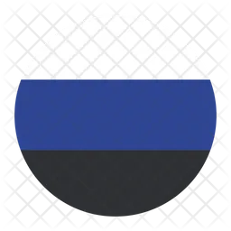 Estonia Flag Icono