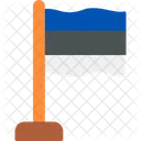 Estonia Estonia Flag Flag Icône