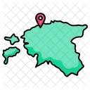 Mundo Pais Cartografia Icon