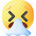 Estornudos Enfermo Gripe Icono